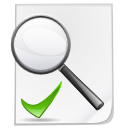File, Check, search WhiteSmoke icon
