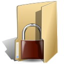 locked, security, Folder BurlyWood icon