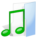 music, Folder Lavender icon