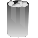 trashcan, Full DarkGray icon