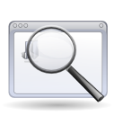 zoom, window, Find, search, magnifying glass WhiteSmoke icon