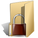 Folder, locked BurlyWood icon