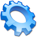 Cog, Gear, system, wheel LightSkyBlue icon