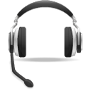 Headset, voice, support DarkSlateGray icon