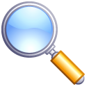 magnifying glass, goggle, search, Find, zoom Black icon