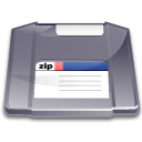 unmount, Zip Gray icon