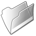 grey, Folder, open WhiteSmoke icon