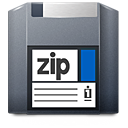 Zip, Disk, unmount DarkSlateGray icon