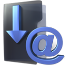 inbox, Folder, download, Email DarkSlateGray icon