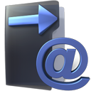 outbox, Email, Folder DarkSlateGray icon