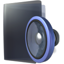 sound, Folder DarkSlateGray icon