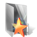 star, bookmark, Folder Black icon