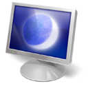 Desktop, monitor, screen, Eclipse DarkGray icon