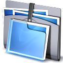 strap, Folder, Folders LightSkyBlue icon