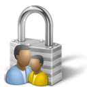 Lock, register, login, security, manager, private Silver icon