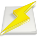 power, lightning, Winamp Gold icon