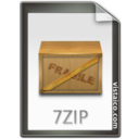 7z, 7zip Gainsboro icon