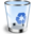 recycle bin, Trash LightSkyBlue icon