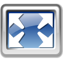 Fullscreen, window SteelBlue icon