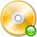 mount, Cdwriter Orange icon