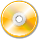 unmount, Cdwriter Orange icon