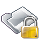 Folder, Lock DimGray icon