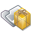 Tar, Folder Goldenrod icon