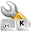 Configure, shortcuts Silver icon