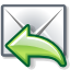 mail, reply DimGray icon