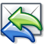replyall, mail DimGray icon