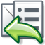 replylist, mail DimGray icon