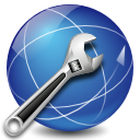 internet, tools, Firewall, network, Connection, preferences SteelBlue icon