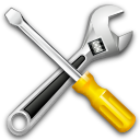 Wrench, settings, Kit, tools Black icon