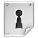 key hole, Lock, Encrypted, File Gainsboro icon