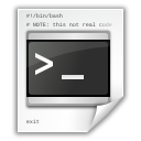 terminal, script, Command DarkSlateGray icon