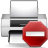 kdeprint, stopprinter Gainsboro icon
