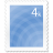 Stamp CornflowerBlue icon
