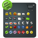 pack, ecommerce, glossy DarkSlateGray icon