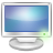 Computer, monitor, screen SteelBlue icon