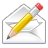 mail, write DarkGray icon