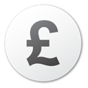 pound, Currency WhiteSmoke icon