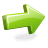 Arrow, green YellowGreen icon