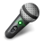 Microphone, record Black icon