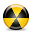 Burn, nuke, nuclear Black icon