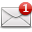 mail, red, unread Gainsboro icon