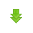 Arrow, Down, double YellowGreen icon