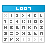 Calendar, year Lavender icon