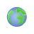 earth CornflowerBlue icon