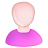 Female, White, Bald, user MistyRose icon