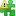 exclamation, Puzzle Green icon